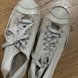 Converse Off-White Canvas Sneakers